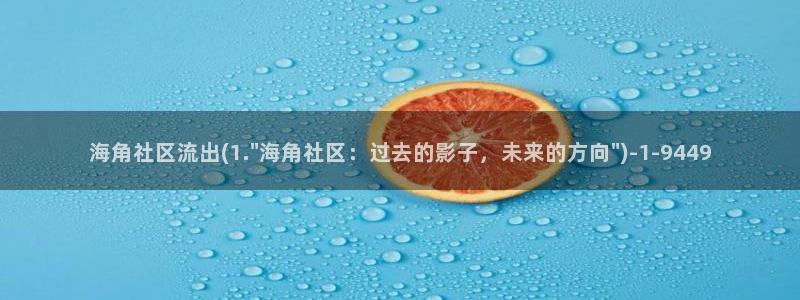 海角社区母子：海角社区流出(1.\