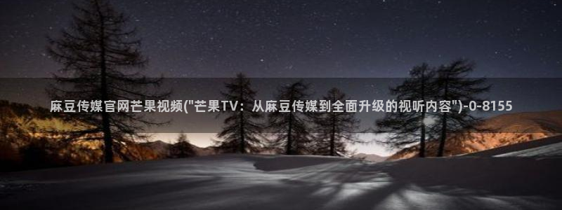 麻豆传媒在线观看